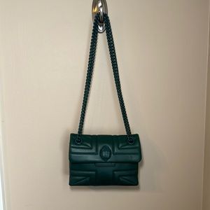 Kurt Geiger rare dark green olive crossbody small/mini bag